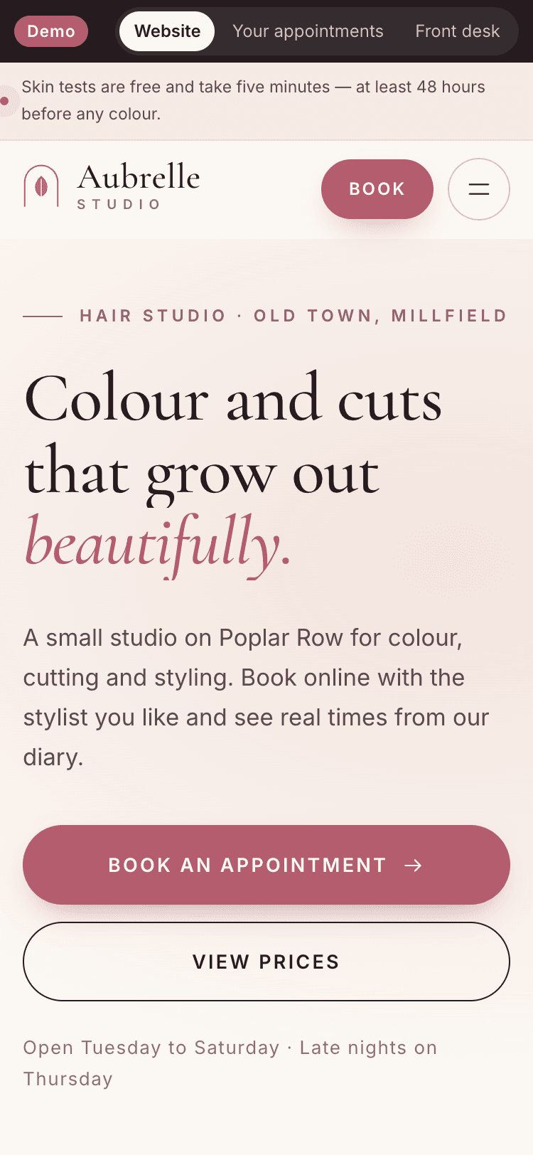 Aubrelle Studio screenshot 1